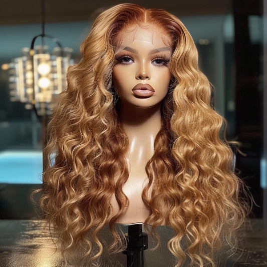 Luxury Honey Blonde Top Crown 26"